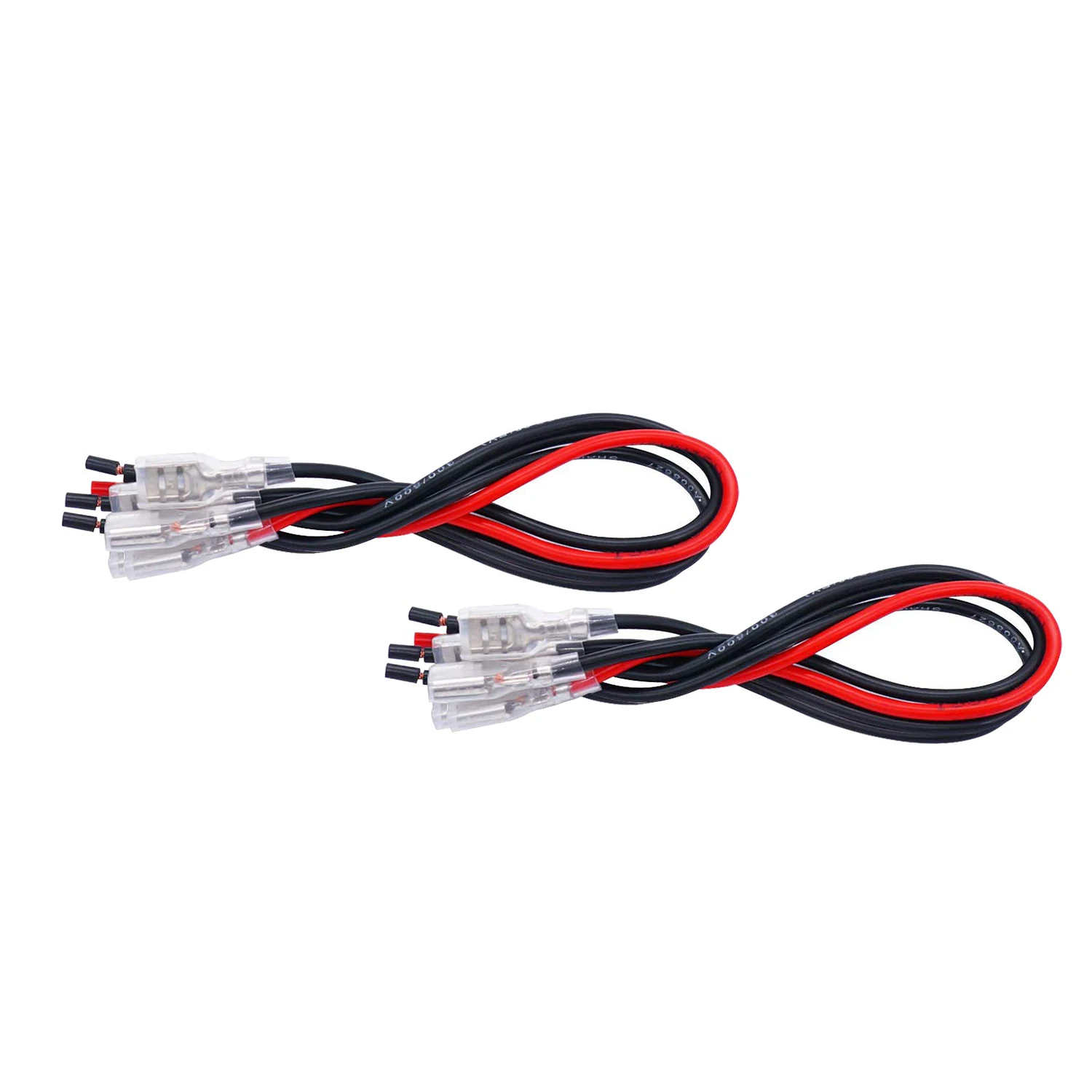 مرحل 2 قطعة ملف DC12V لمرحل الطاقة، 30A SPDT(1NO 1NC) 120 فولت تيار متردد مع 10 أسلاك توصيل سريعة (DC12V)