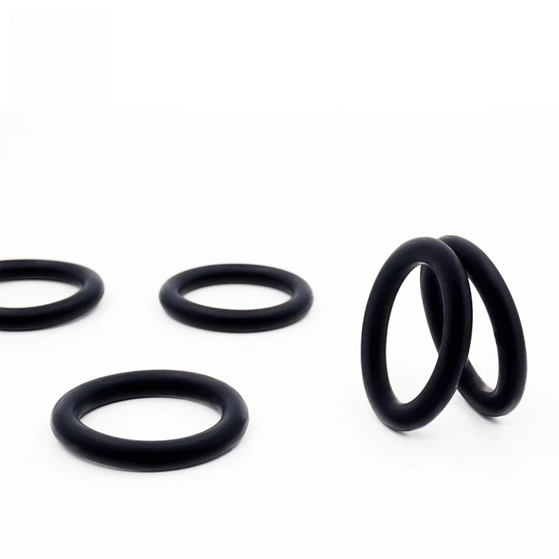 Fkm cs2.5/3/5.7mm de espessura OD6-100mm borracha fluorada preta o-ring selos o-ring arruela produto vedação junta de borracha o anéis