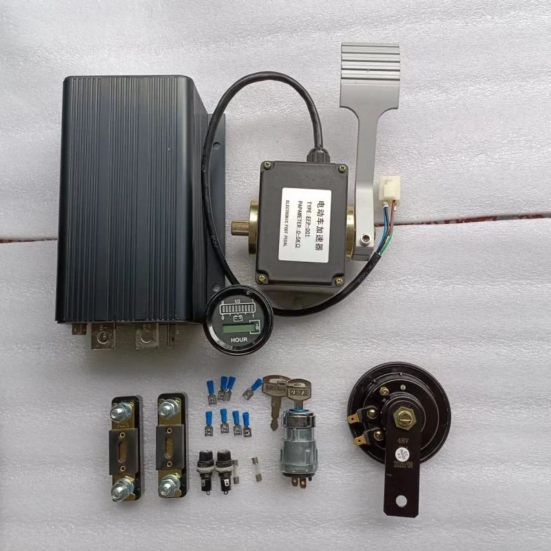 Replace Curtis 1205M-6B403 60V-80V 400A Motor Controller 803 Hour Meter 0-5K Throttle Pedal Albright DC182 Contactor Fuse Holder