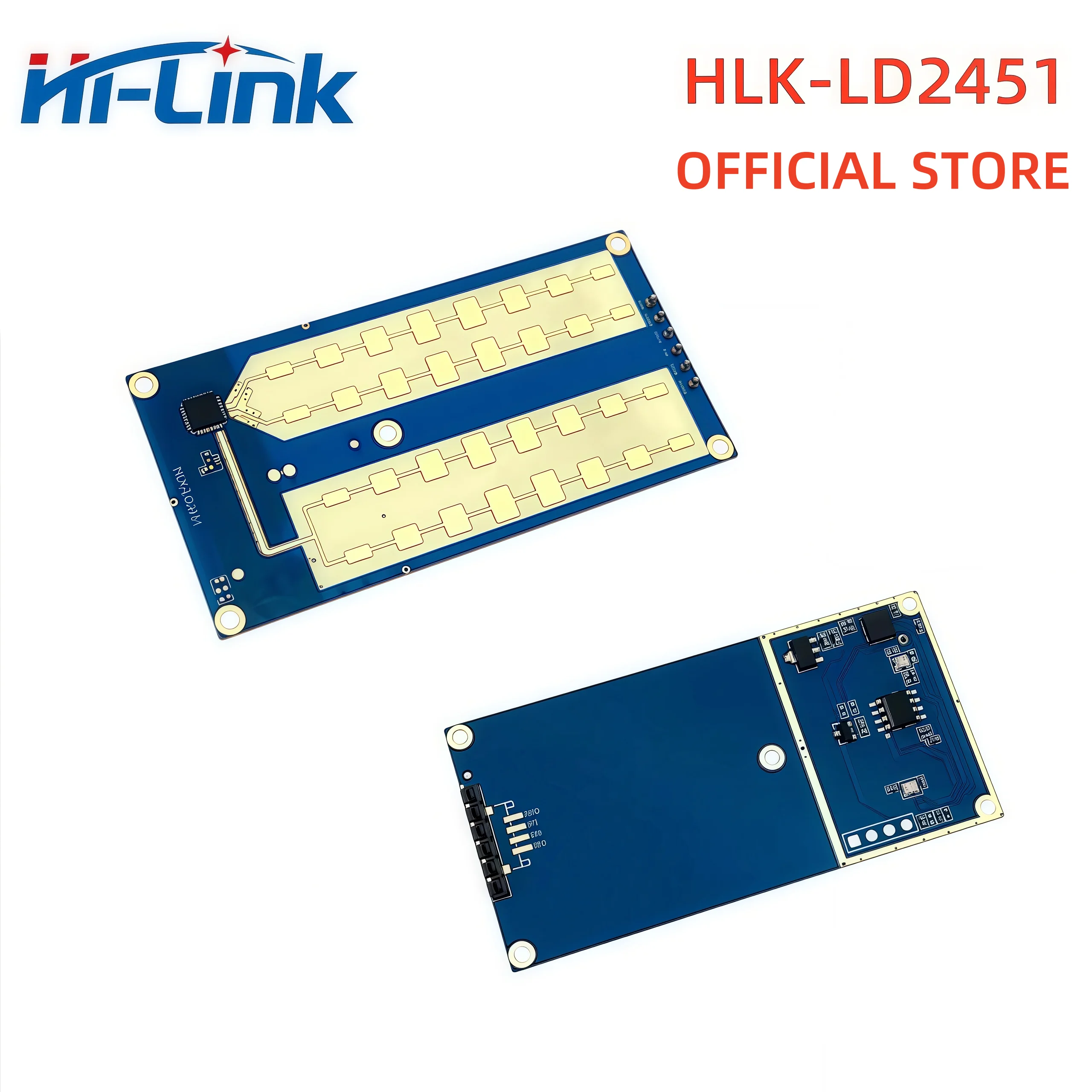 

HLK-LD2451 24Ghz Road Vehicle Car Status Detection Sensor Ranging Speed Module Millimeter Wave Radar Blind spot LD2451 test kit