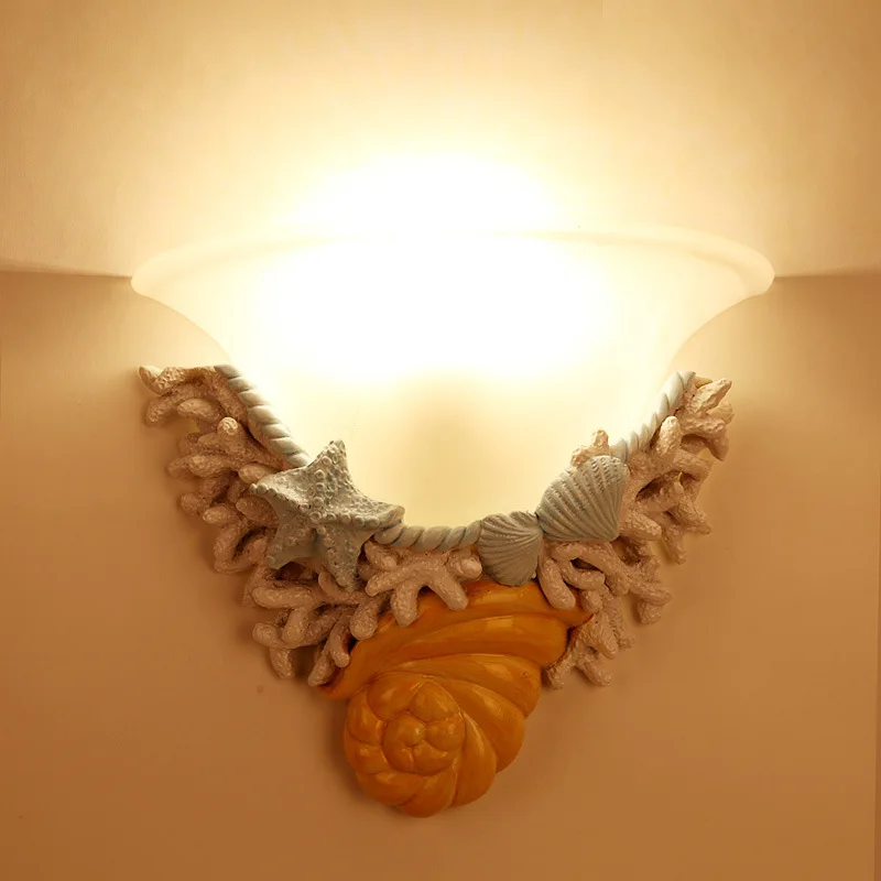 Nordic Style Wall Lamps Living Room Aisle Bedroom Bedside LED Fun Children's Rooms Creative Bird's Nest Shape Decoration Lights