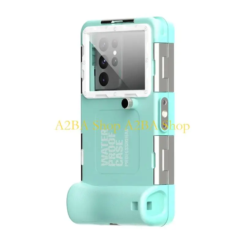 A2BA Universal 15m Waterproof Phone Enclosure with Reinforced Sealing Underwater Phone Case for Marine Photography
