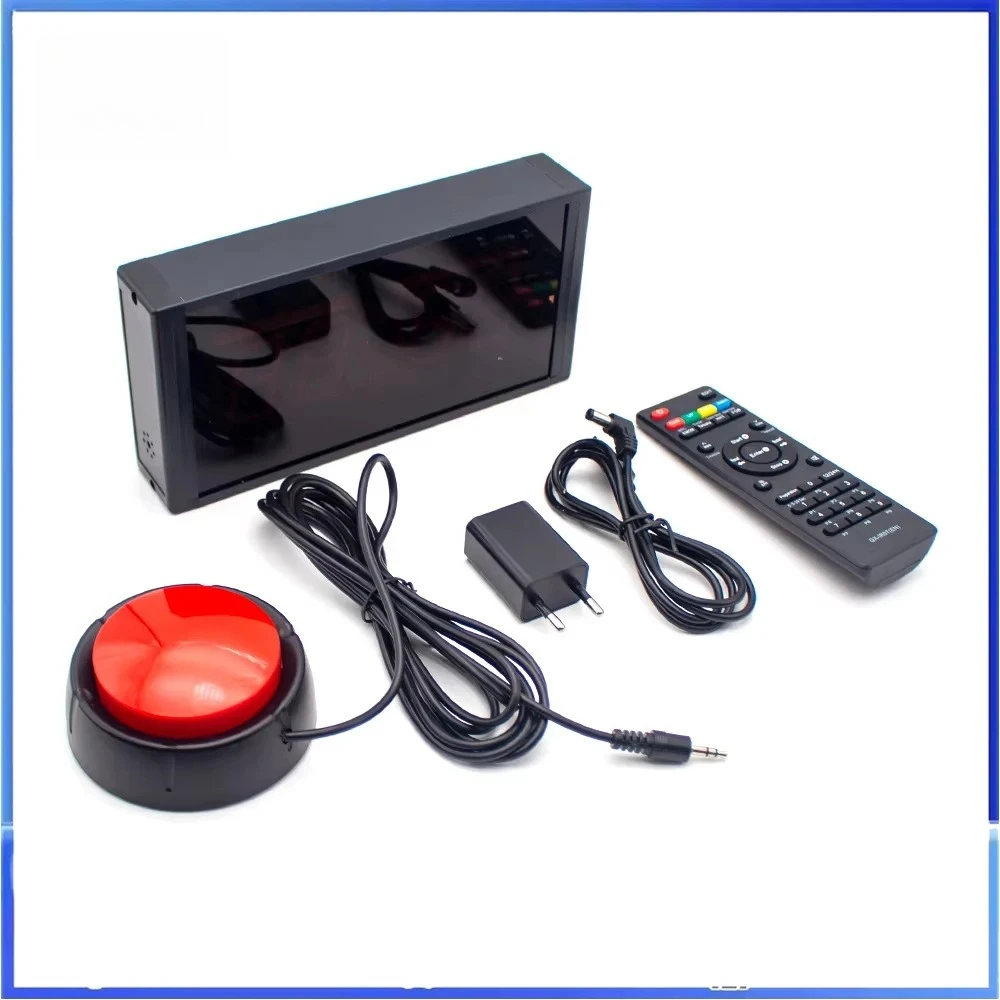 

4-Digit Display for Competition, Includes Tap Button & Remote Control Multifunctional LED Timer with 1.5-Inch Large Screen