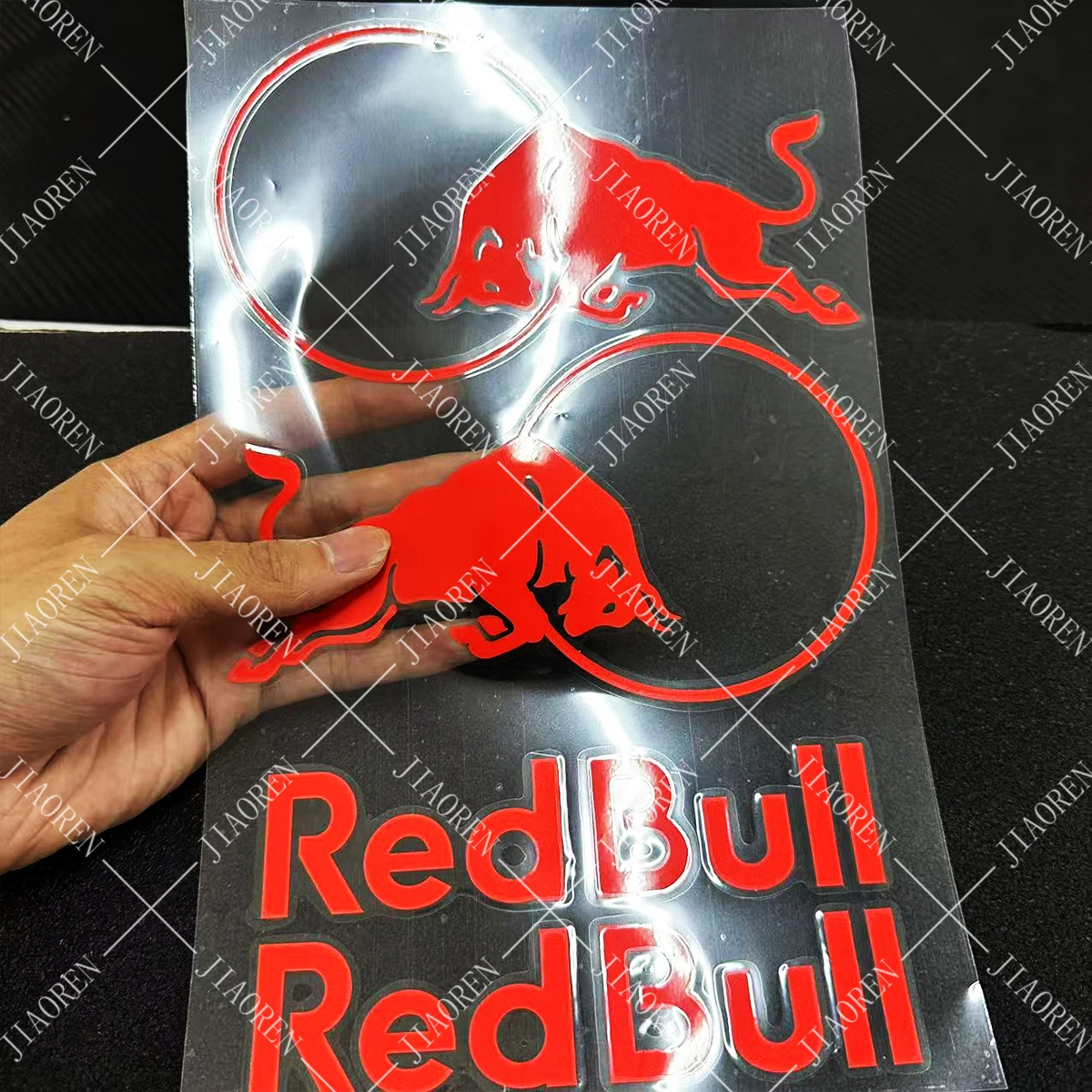 

Виниловые наклейки на мотоцикл Red Bull, наклейка на бак, шлем, логотип, водонепроницаемый
