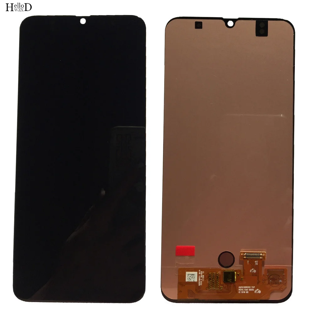 

OLED LCD Display For Samsung Galaxy A50 A50S LCD Touch Screen Display Digitizer Panel Assembly Sensor Mobile Frame