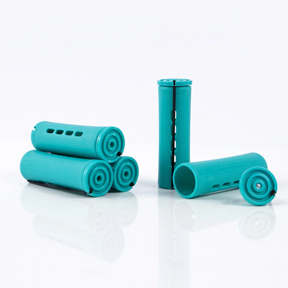 18 قطعة بكرات الشعر للنساء والرجال أدوات تصفيف ذات قبضة ذاتية المحمولة الرطبة أو الجافة تستخدم بكرات كبيرة للنوم بتصميم مريح