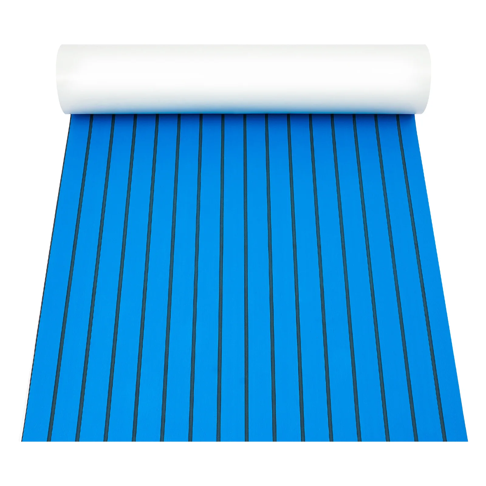 240*90cm Blaue EVA-Schaumstoff-Teakholz-Bodenmatte, selbstklebende, wasserdichte, rutschfeste Marine-Bodenmatte, Bootsdeckmatte für Yacht, Kajak – Detail 10