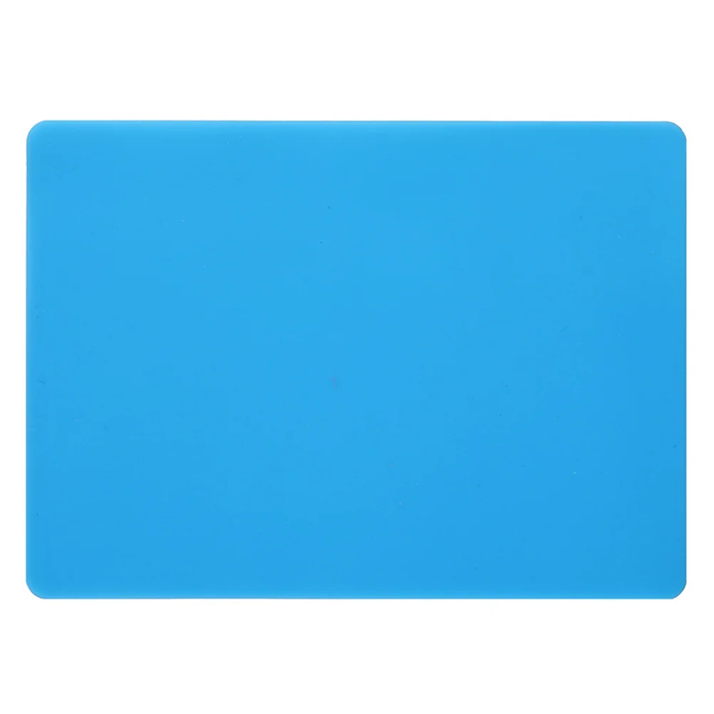 

2pcs Blue Mat Silicone Mat For Crafts For Crafts Resin Jewelry Making Diy Pendant Craft Sheet Countertop Protector Size L