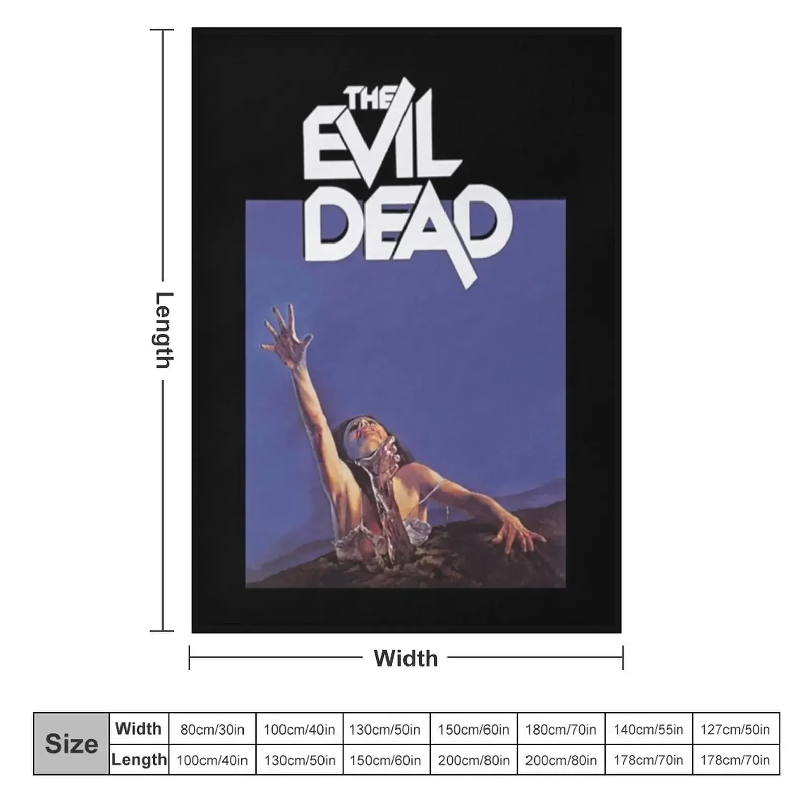 The Evil Dead (1981) Throw Blanket Hairys Blankets Sofas Of Decoration Blankets