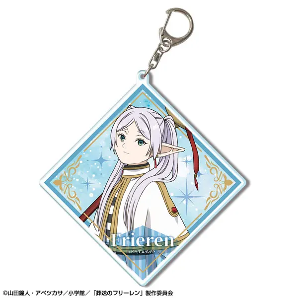 New Anime Frieren Beyond Journey's End Acrylic Action Figures Model Key Chain Kawaii Pendant Accessories Decor Toy Gift 6CM