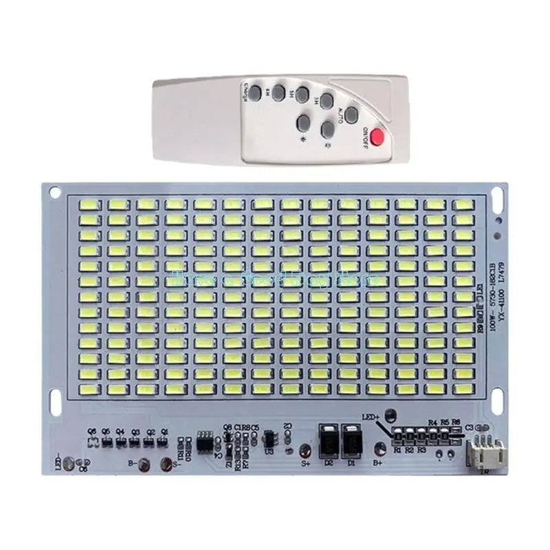 462D 25/40/60/100W LED Solar Light Board Light Source Panel High Brightness with Remote Control For Outdoor Commercial