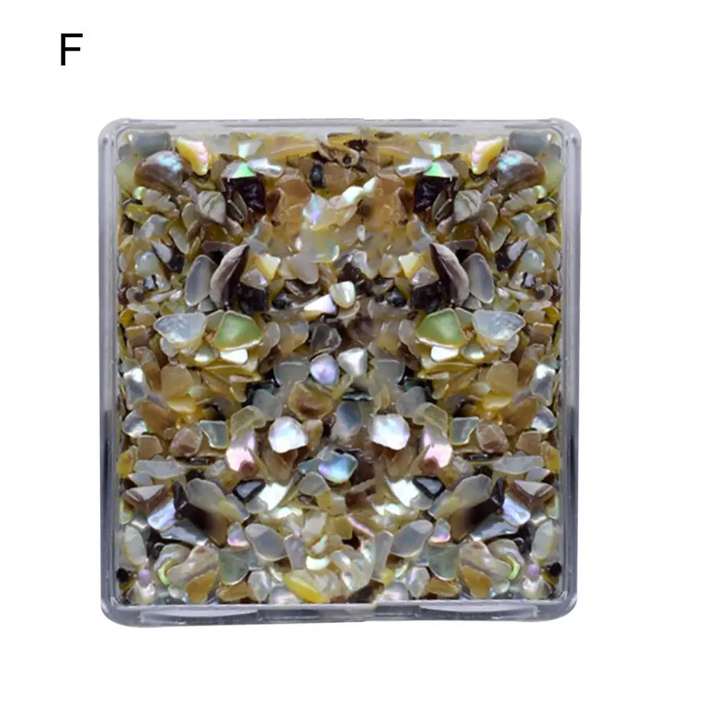 1 Box Excellent Nail Ornament  Shiny Effect Easy to Apply Nail Shell Fragments  Manicure Shell Fragments Nail Art Glitters