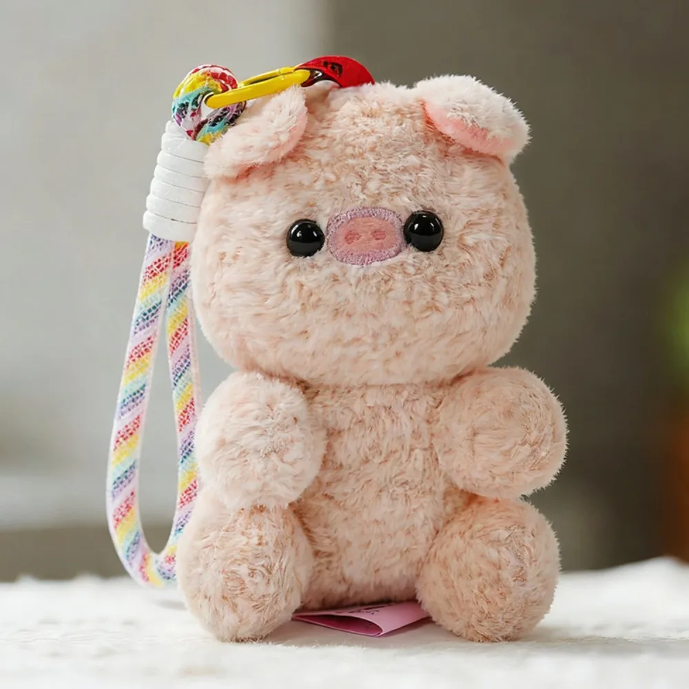 Fashion Bag Charms Dinosaur Pendant Fluffy Soft Decoration Elephant Cute Jewelry Gift Panda Key Ring Handbag