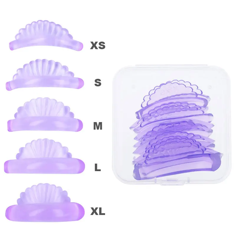5Pairs Wimpern Dauerwelle Curler Lift Pads 3D Wimpern Dauerwelle Stangen Shell Silikon Lash Lifting Kit Make-Up Schönheit Werkzeug