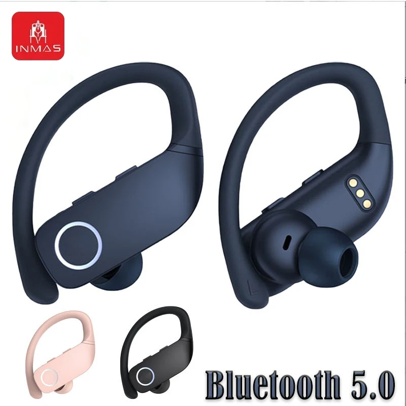 

INMAS Wireless Z9 Over Ear Headet Bluetooth Sports Headphone Running Waterproof Earphone Touch Control Stereo Earbuds With Mic