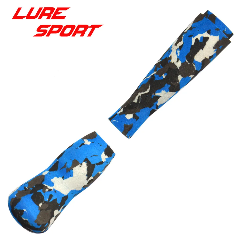 

LureSport camouflage 4 colors hard EVA 95mm with Step Grip and 75mm Rear Grip End Cap Rod Building Component DIY Accessory