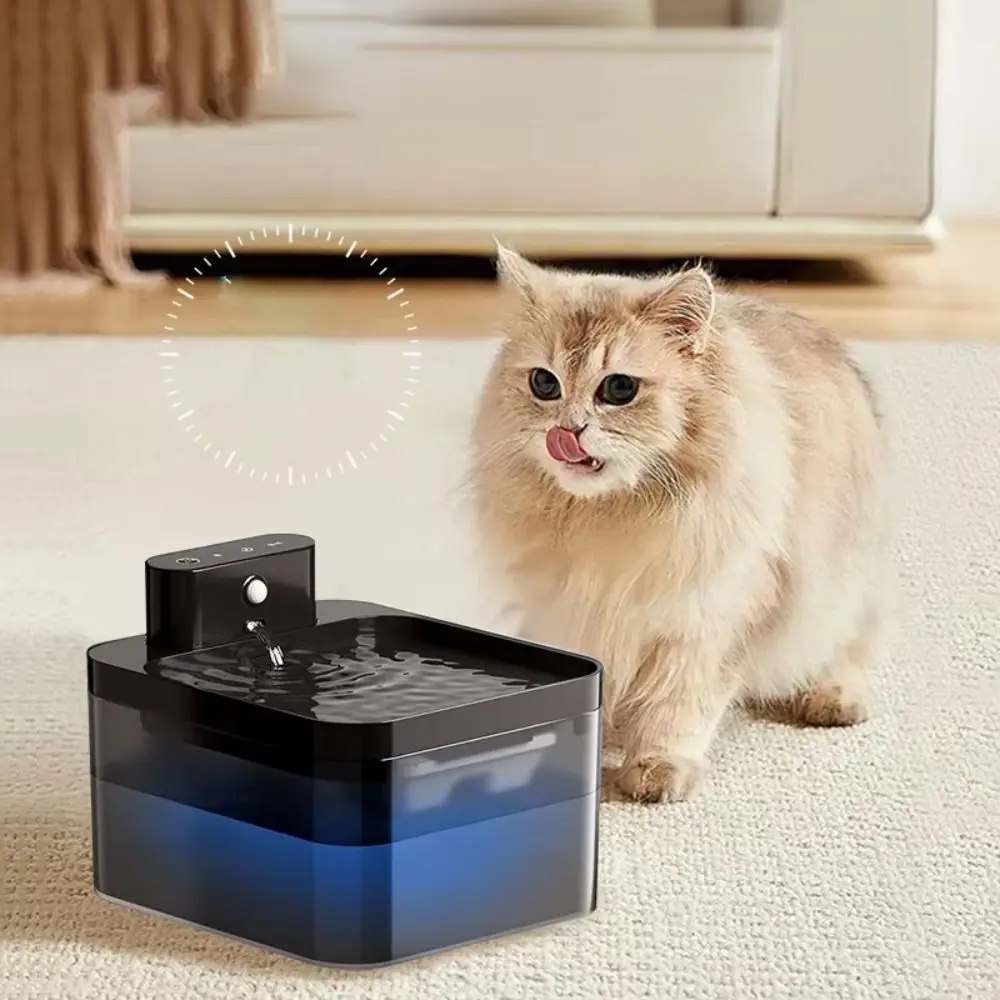 

New 2.2L Pet Water Dispensers Large Capacity Wireless Automatic Water Dispenser Infrared Sensor Cat and Dog Water Feeder