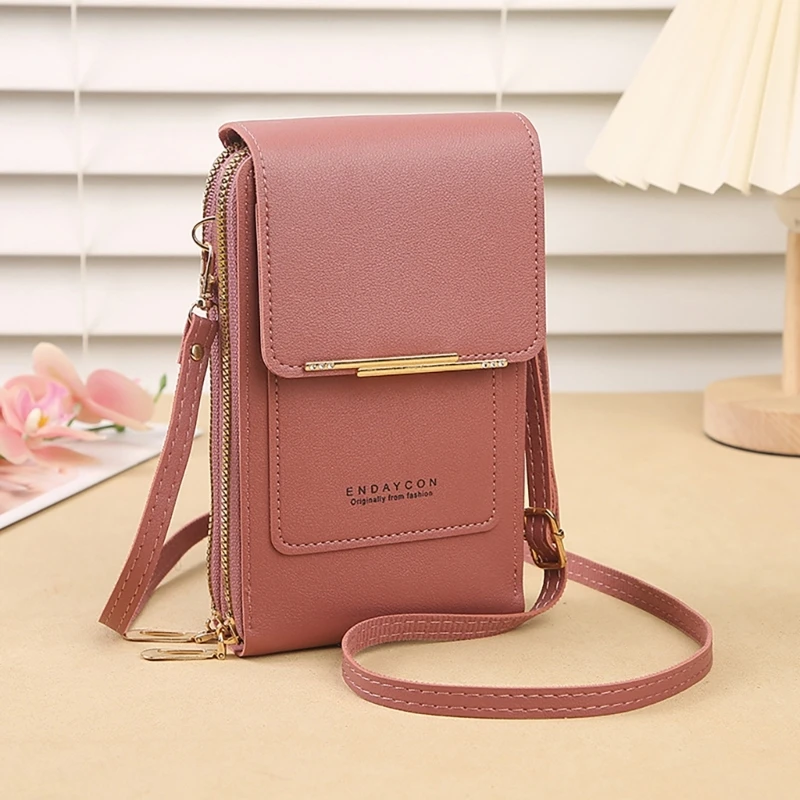 ผู้หญิงกระเป๋าCrossbodyขนาดเล็กPUหนังไหล่กระเป๋าสัมผัสหน้าจอโทรศัพท์กระเป๋าแฟชั่นMessengerกระเป๋าช้อปปิ้งเดทDropship