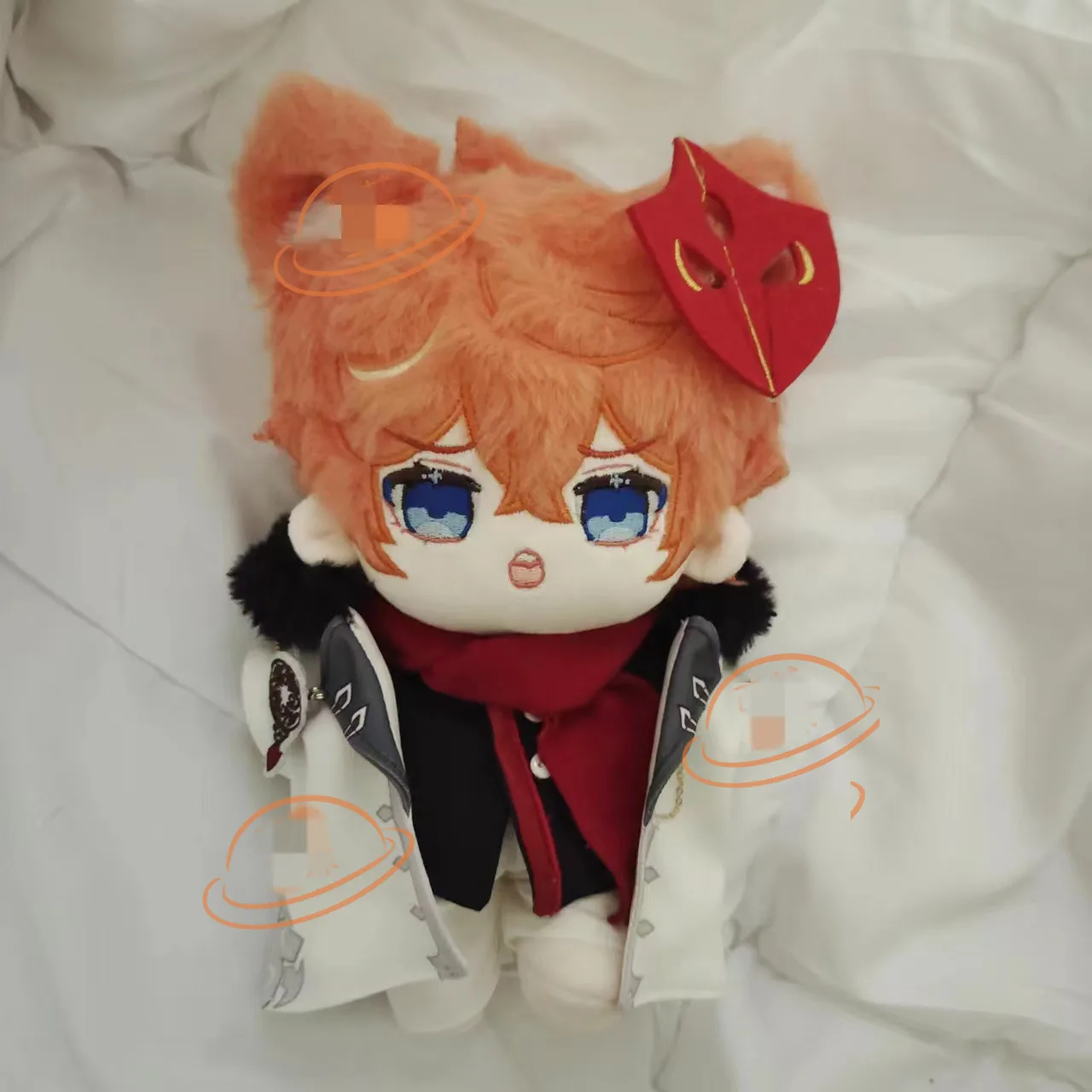 New Game Genshin Impact Childe Tartaglia 20cm Plush Doll Change Clothes Outfit Toy Cosplay Fan Gift C XM