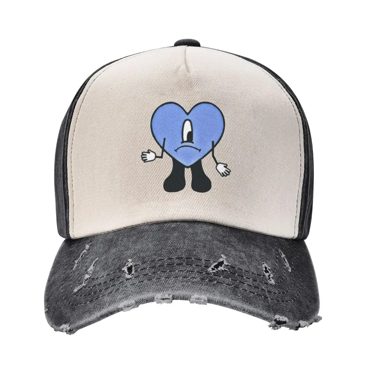 BAD BUNNY UN VERANO SIN TI SAD HEART Baseball Cap Horse Hat Rave Women's Beach Outlet Men's