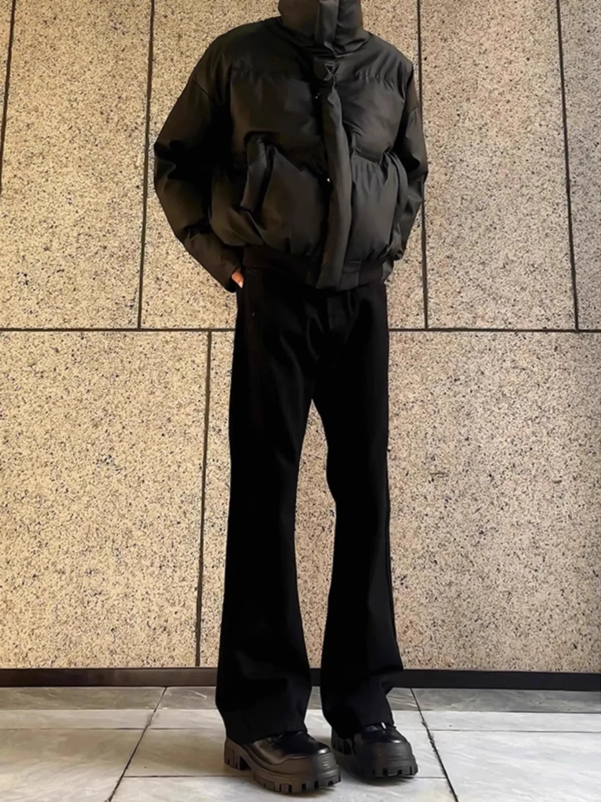 

Мужские джинсы в стиле ретро в американском стиле, облегающие брюки с подкладкой Fce Bla Le Blade Bootcut, молодежные модные износостойкие хлопковые брюки...