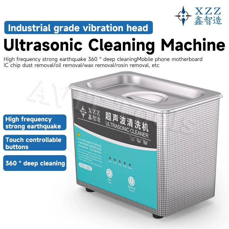 XZZ Xinzhizao Ultrasonic 08L Cleaning Machine Mobile Phone Motherboard Repair Cleaning Accessories Cleaning Machine