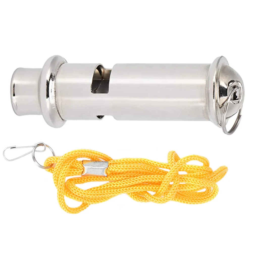 3pcs Pigeon Training Stainless Steel Bird Whistle Durable Outdoor Survival Whistle Portable Pet Training Accessory