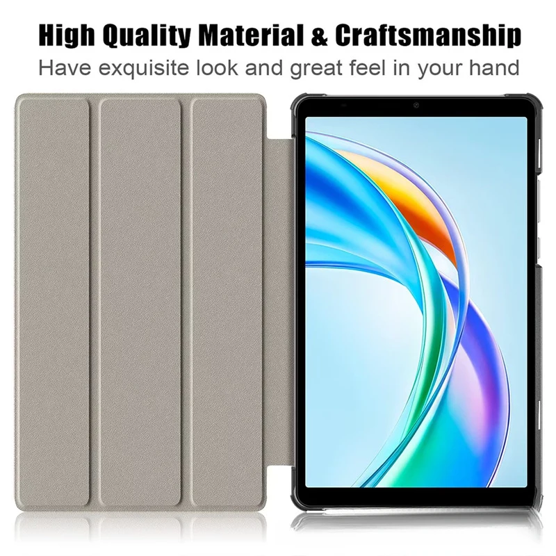 

Tri-Fold Case for Honor Pad X7 8.7 Inch with Auto Wake Sleep Shockproof Leather Cover for Huawei/Honor