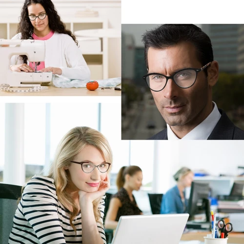 Imagen 2 del producto MODFANS, gafas de lectura tipo ojo de gato para mujer, bisagra de resorte, gafas ligeras para lectores de presbicia con dioptrías +0,5 a +4,0