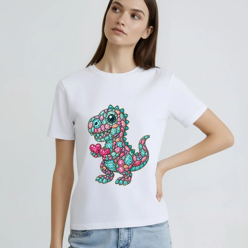 

Woman Clothing Short Sleeve Tshirt Female Oversized Tees 2026 New Tops Summer Women 100% Cotton T Shirts Graphic T-shirt