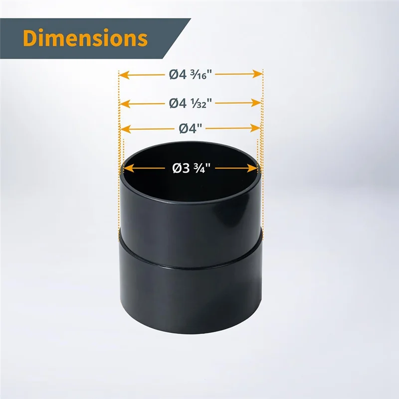Переходник для трубного шланга Адаптер для сбора пыли Быстроразъемное соединение для фитингов для сбора пыли в мастерской-A77G