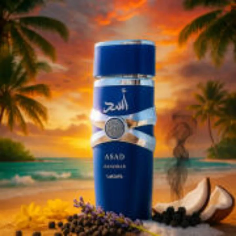 100ml 라타파 아사드 잔지바르 오 드 퍼퓸 남성용 스프레이 오리지널 아랍 향수 지속적인 오리엔탈 페로몬 향수 콜로뉴 메이크업