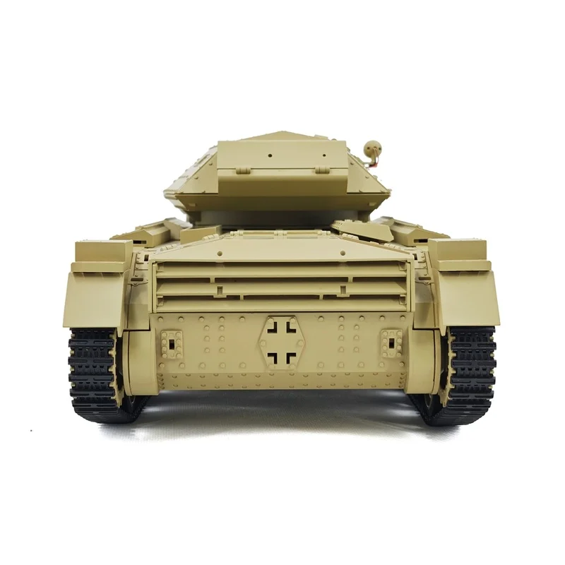 Kubrick British Crusader Mkiii Remote-Controlled Tank Smoking Belt Retractable Simulation Military Model Toy Boy - Image 3