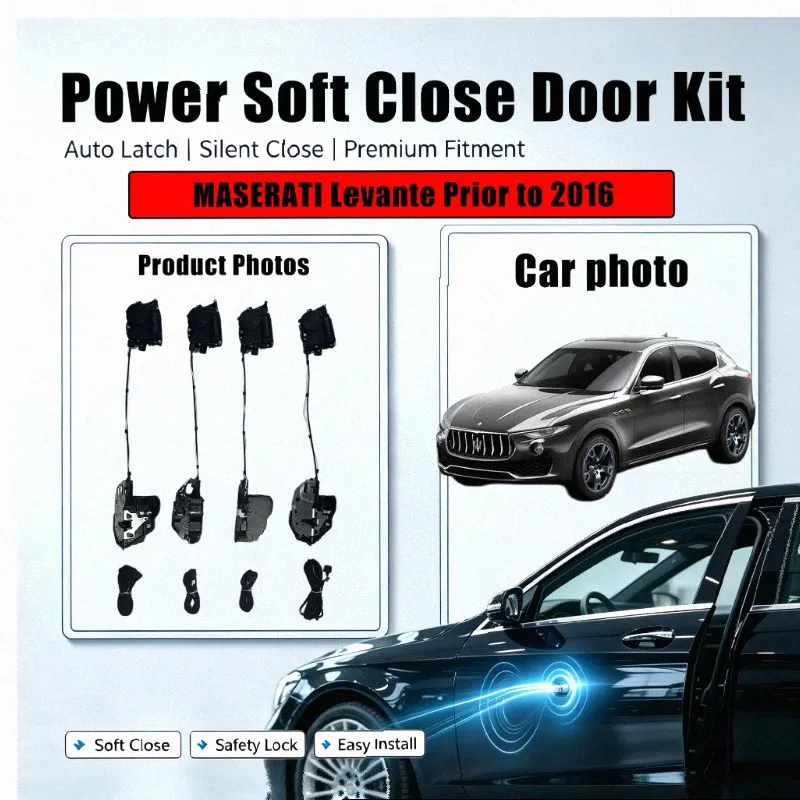 Xcar for MASERATI Levante Prior to 2016 Car OEM Automatic Soft Close Door Electric Suction Kit Auto Power Closing