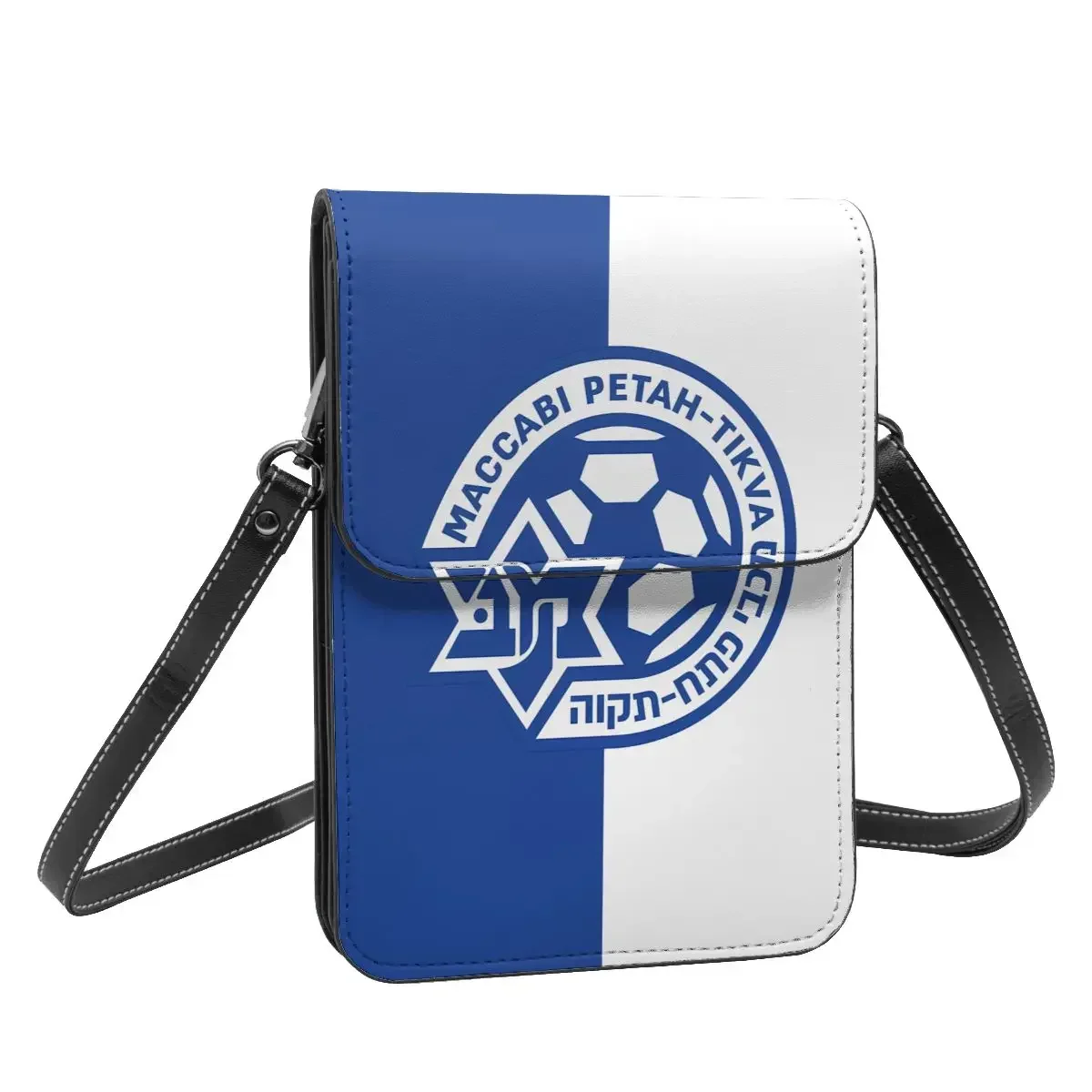 Maccabi Petah Tikva Crossbody Wallet حقيبة الهاتف الخليوي حقيبة الكتف محفظة الهاتف الخليوي حزام قابل للتعديل #2