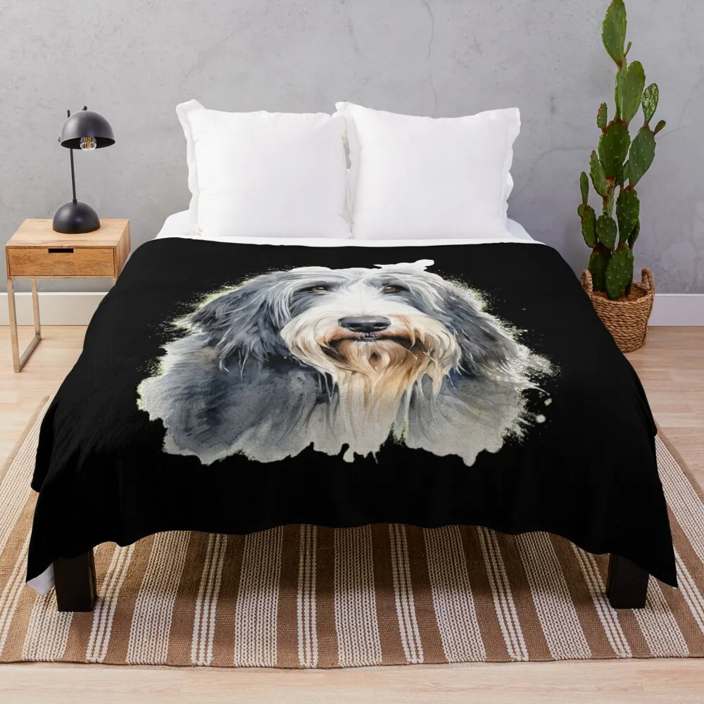 Beautiful Bearded Collie - kawaii Throw Blanket heavy to sleep Soft Big Thin Plaid on the sofa Blankets