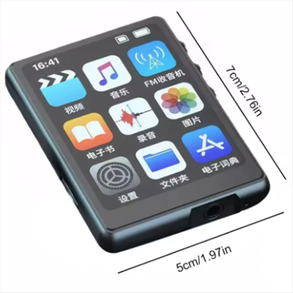 A86G NEW MP3 MP4 Player HiFi MP4 Full Touch Screen Bluetooth-Compatible Portable MP3 Player Support FM Radio Recording E-Book