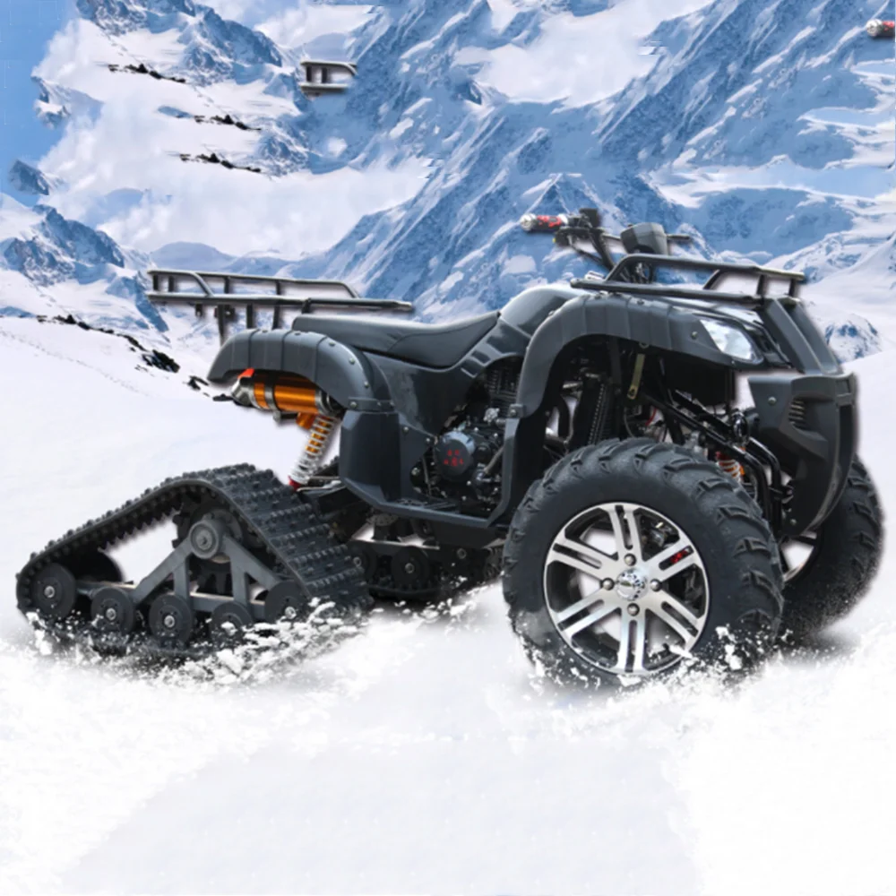 

250cc Snow Beach Bike Triangle Track Wheel Cross-country Skid Adult Modified Four-wheeled Snowboard Beach Motorcycle