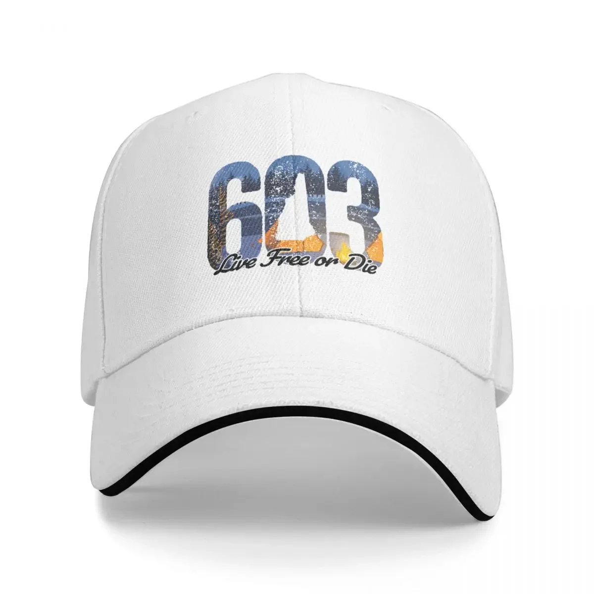 603 NH Live Free or Die - New Hampshire Camping and Backpacking Cap Baseball Cap dropshipping kids hat hats for men Women's