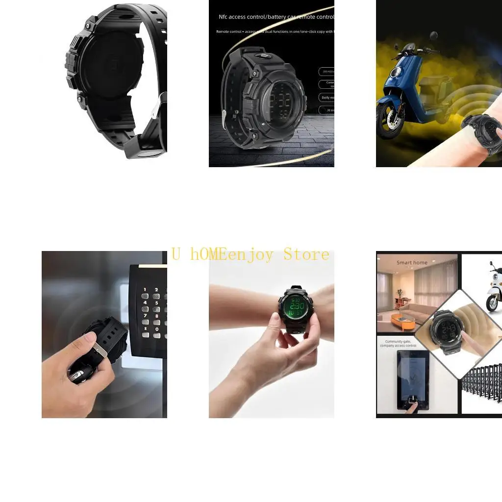 B0KF Smartwatches Wireless Auto Remote Control Cloning Duplicator 433/315MHz
