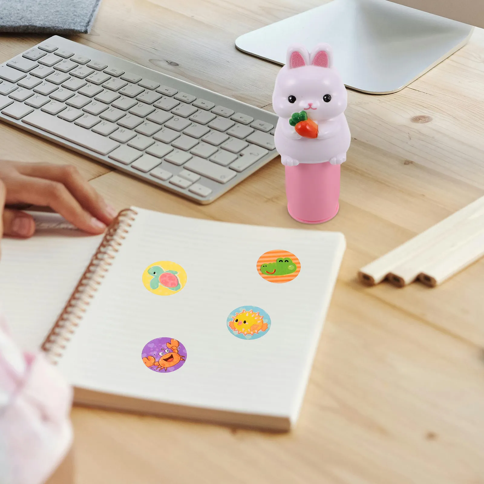 

Набор детских наклеек-штампов с мультяшной тематикой, водонепроницаемые, легко снимаемые, для творчества, декоративные штампы для детских дневников и скрапбукинга