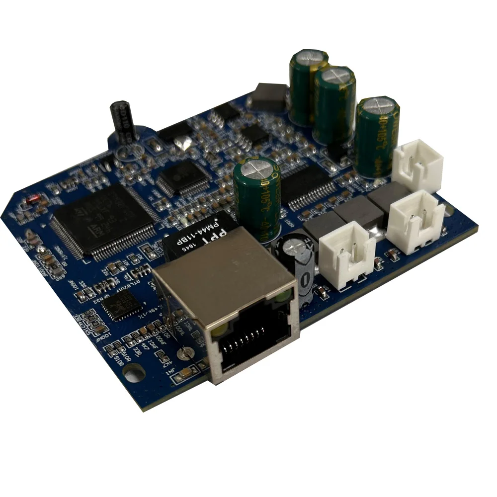 IP Speaker Audio PCB Playback Module with 60W Power Amplifier Output Module Distribution Computer Management Software