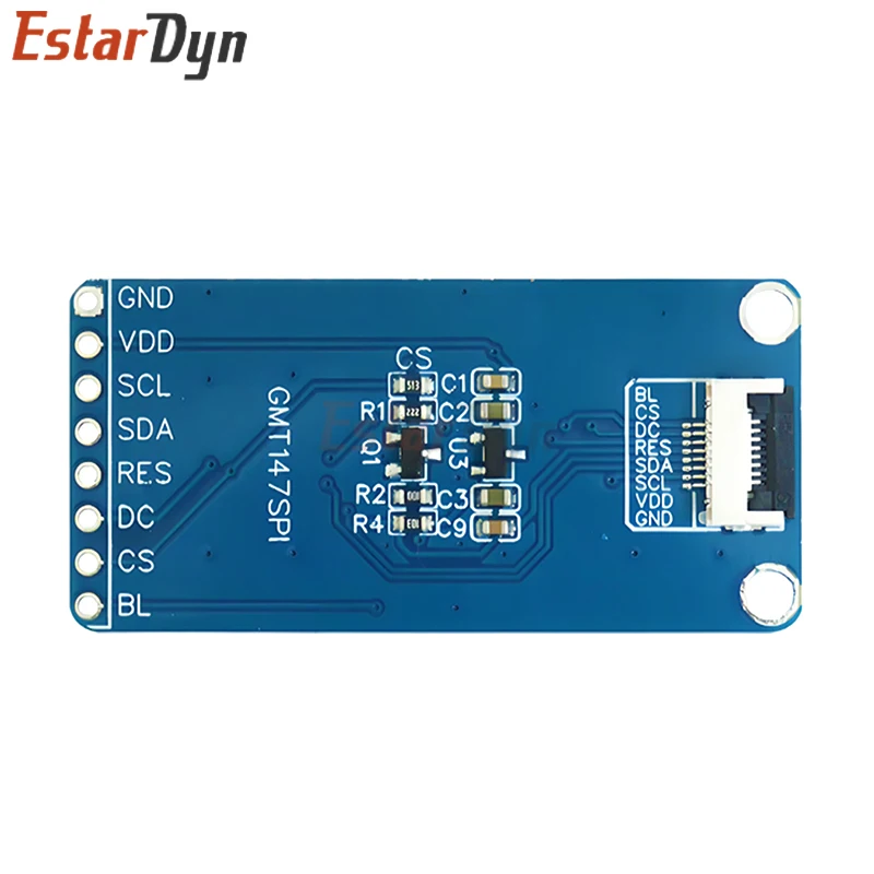 1.47-inch TFT LCD screen ST7789 small screen 172*320 display LCD full view angle SPI color screen