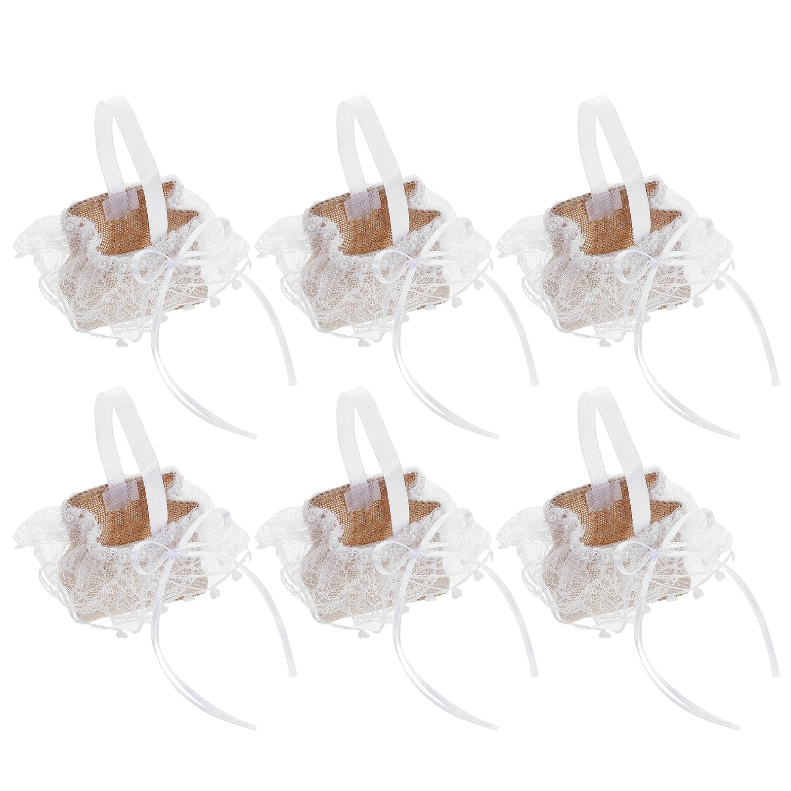 

6pcs Lace Party Favor Candy Box Boxes Elegant Mini Wedding Party Favor Containers for Treats Gifts Storage Versatile Small