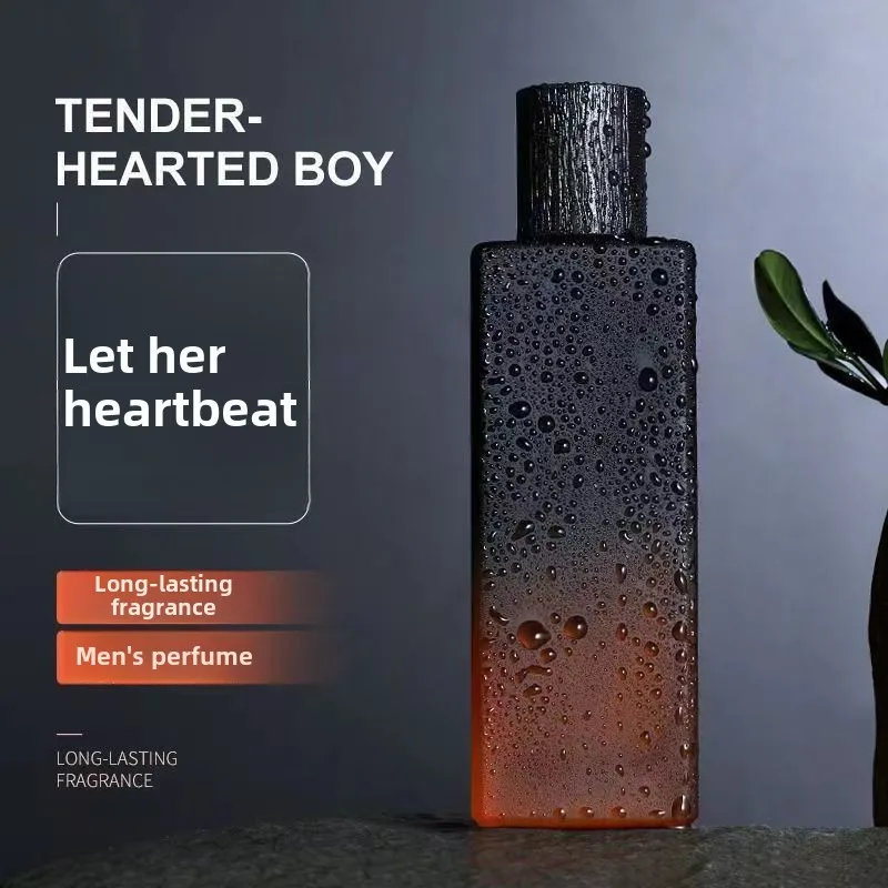 

50ML Men's Perfume with Long-lasting Woody Fragrance, Fresh and Light Scent, Ideal for Daily Use