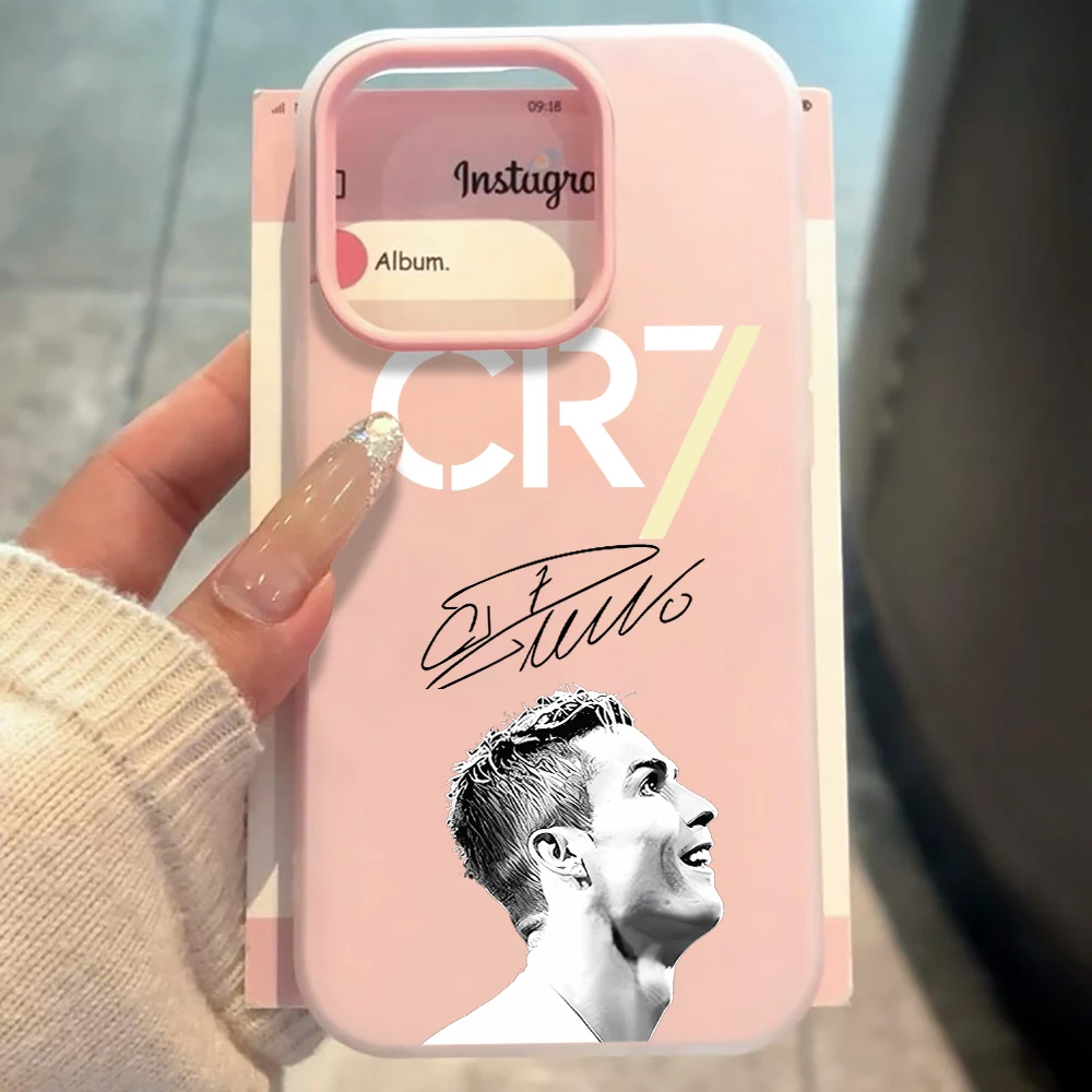 Für Xiaomi Redmi 17 Pro Max Hüllen Für Redmi Mi 11 Lite 5G Fußballstar CR7 Handyhülle 14T Pro 15T Pro 17 Pro Bonbonfarben Funda – Detail 5