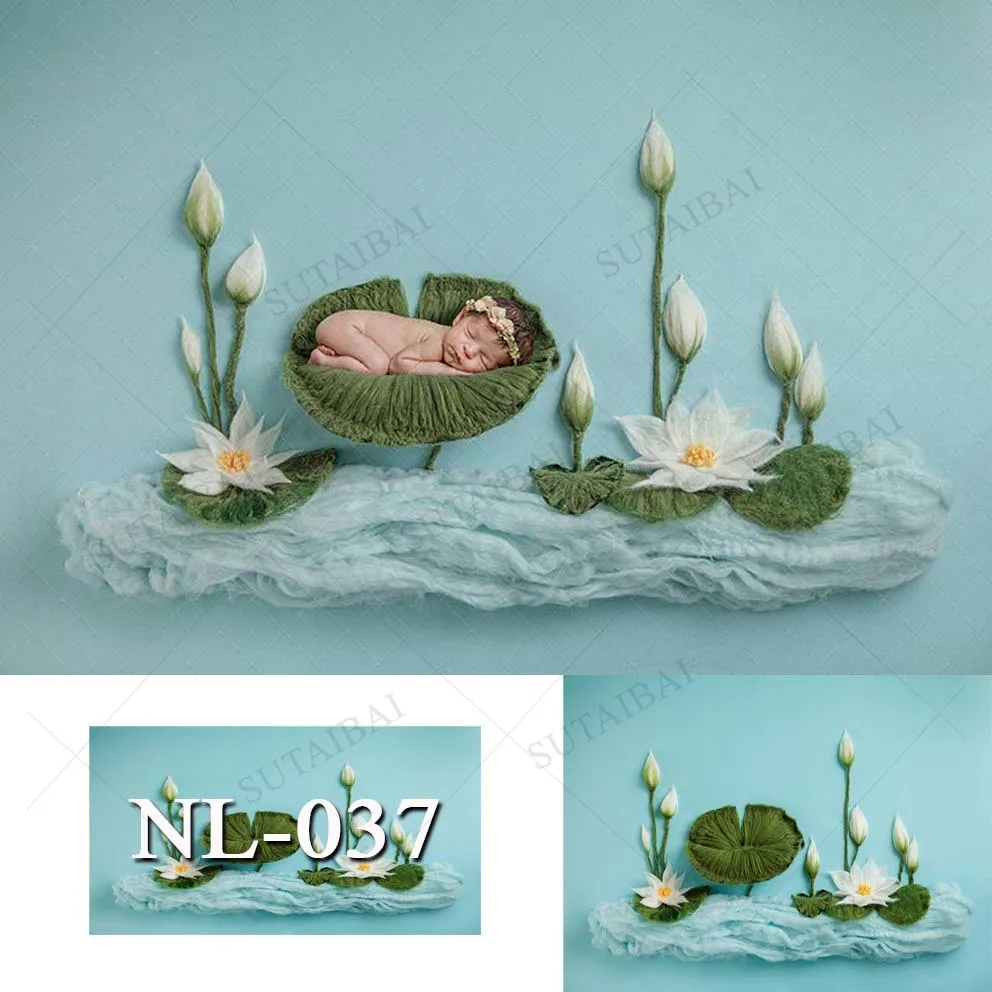 

Natural Scenery Photography Background Summer Lotus Lake Water Newborn Baby Showers Child Cake Smash Celebration Decorate Props