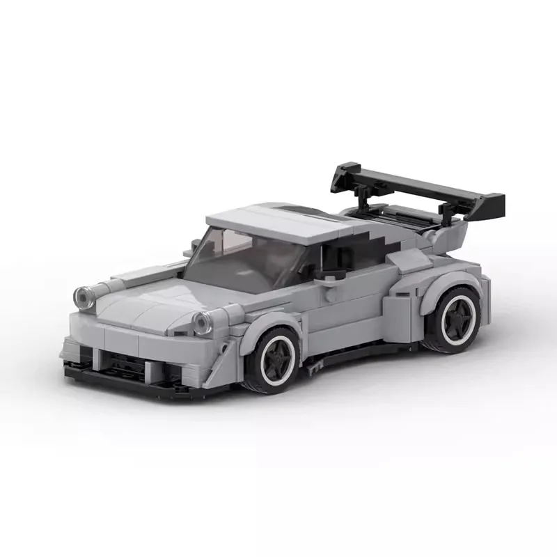 Hot Moc RWB Wide Speed Champions Racer Cars City Sports Vehicle Building Blocks Creative Garage Toys for Kids Adults XMAS Gift