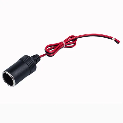 1 Uds. Cable cargador de encendedor de cigarrillos de coche hembra adaptador de conector de enchufe hembra Universal con Cable de 30cm 12V 24V 15A