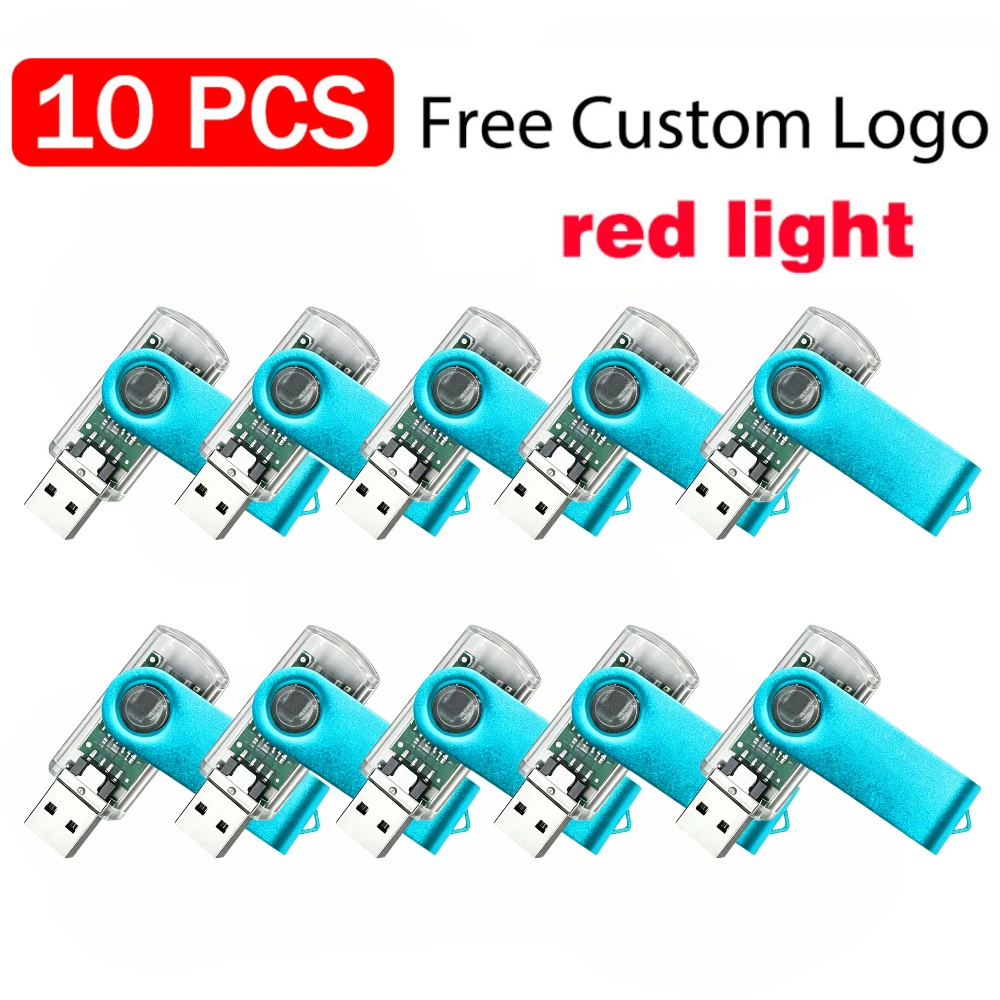 10 Pcs Lot Custom USB 2.0 Flash Drive Pendrive 1GB 2GB 4GB Pen Drive 8GB 16GB Memory Stick 32GB USB Stick 64GB Flash 128MB Gift